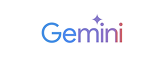Gemini logo with a star dotting the letter i on a white background.